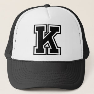 Letter "K" Monogram Trucker Pet