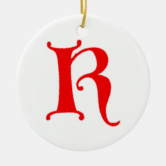 Letter K Ornament (Voorkant)
