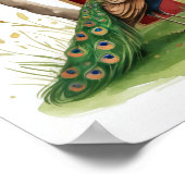 Letter K Peacock Fairy Poster - Elegant Art (Hoek)
