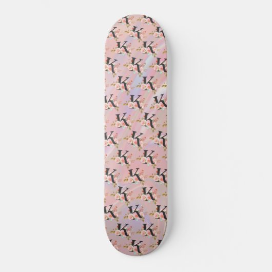 Letter K Persoonlijk Skateboard (Voorkant)