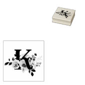 Letter K Rubberstempel (Gestempeld)