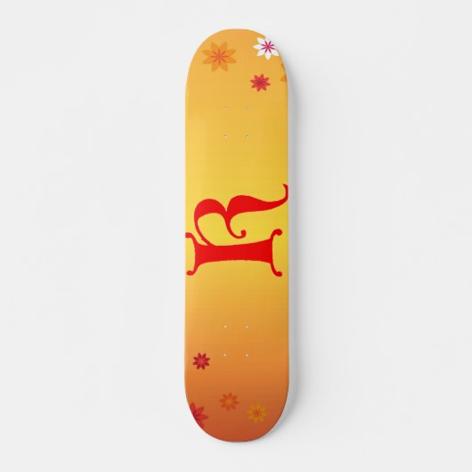 Letter K Skateboard (Voorkant)