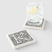  letter "K" Stenen Onderzetter (Zijkant)