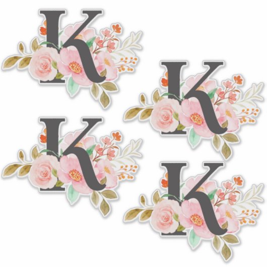 Letter K Sticker (Voorkant)