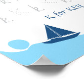 Letter K Volgposter voor Kinderen Poster (Hoek)