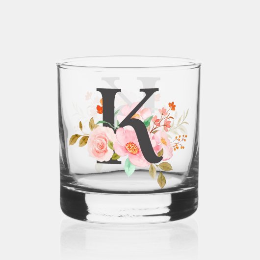Letter K Whisky Glas (Achterkant)