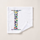 Letter L Bad Handdoek (Wasdoekje)