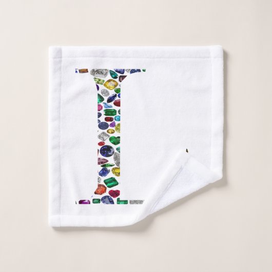 Letter L Bad Handdoek (Wasdoekje)