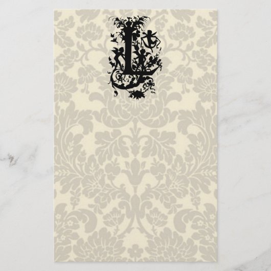  letter "L" Briefpapier (Voorkant)