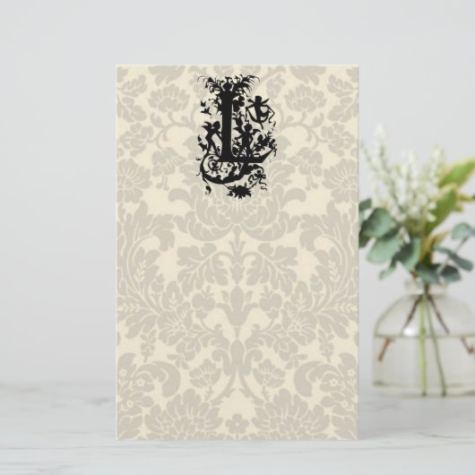  letter "L" Briefpapier (Staand voorkant)