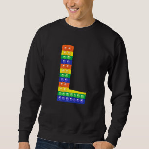 Letter L Capital Alphabet Fidget Pop IT Matching P Trui