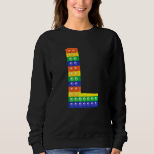 Letter L Capital Alphabet Fidget Pop IT Matching P Trui