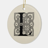 Letter L  Celtic Knot Monogram Keramisch Ornament (Links)