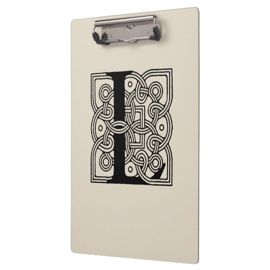 Letter L  Celtic Knot Monogram Klembord (Links)