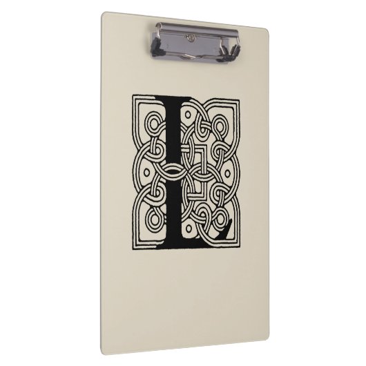 Letter L Celtic Knot Monogram Klembord (Rechts)