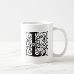 Letter L Celtic Knot Monogram Koffiemok