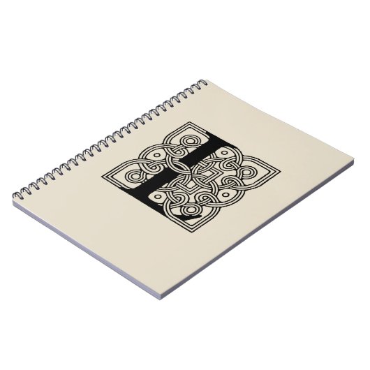 Letter L  Celtic Knot Monogram Notitieboek (Linkerzijde)