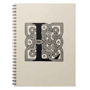 Letter L  Celtic Knot Monogram Notitieboek