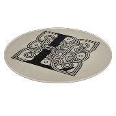 Letter L  Celtic Knot Monogram Snijplank (Hoek)