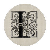 Letter L  Celtic Knot Monogram Snijplank (Voorkant)