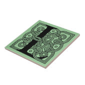 Letter L  Celtic Knot Monogram Tegeltje (Zijkant)