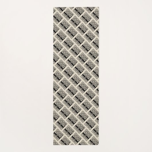 Letter L  Celtic Knot Monogram Yogamat (Achterkant)