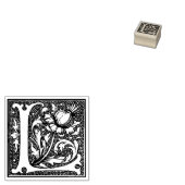 Letter L Decorative First Letter Rubberstempel (Gestempeld)