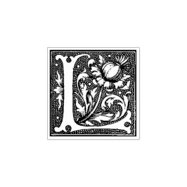 Letter L Decorative First Letter Rubberstempel