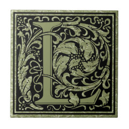 Letter L First Letter Monogram Tegeltje
