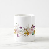 Letter L - Gouden bloem naam zus collega vriend Koffiemok (Center)