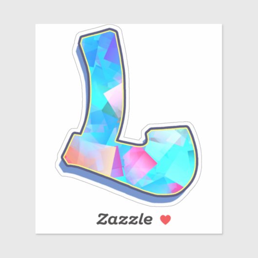Letter L _ Graffiti alfabet letters Stickers (Vel)