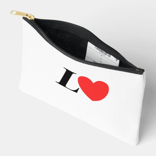 Letter L Heart - Valentine Initial Love Design Etui (Open)