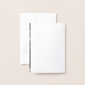 Letter L Initiaal Elegant Flourish Monogram Name Folie Kaarten (Met envelop)