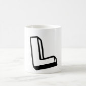 Letter L Koffiemok (Center)