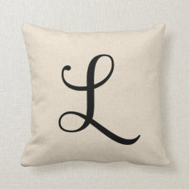 Letter L Kussen