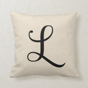 Letter L Kussen