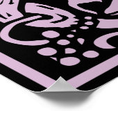 Letter L Medieval Monogram Initiaal Poster (Hoek)