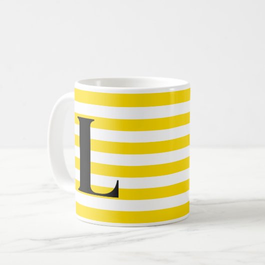 Letter L-Mok Koffiemok (Voorkant links)