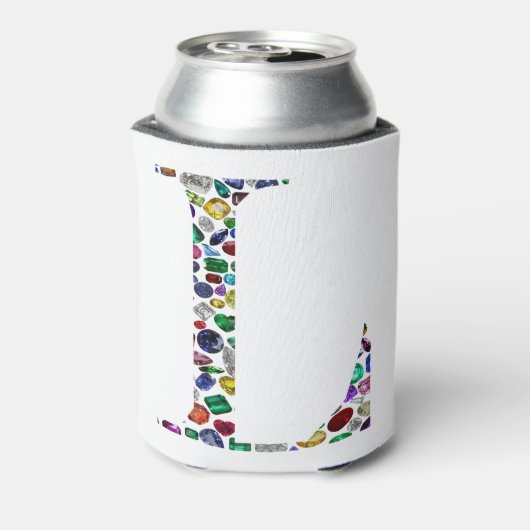 Letter L Monogram Blikjeskoeler (Blikje Achterkant)