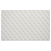 Letter L monogram decoratieve tekst aangepaste sto Stof (Fat Quarter)