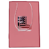 Letter L Monogram Initiaal USA Medium Cadeauzakje (Voorkant)