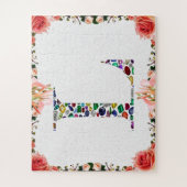 Letter L Monogram Legpuzzel (Verticaal)