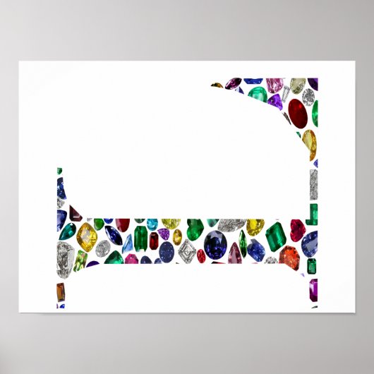 Letter L Monogram Poster (Voorkant)