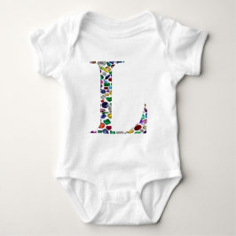 Letter L Monogram Romper