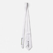 Letter L Monogram Stropdas (Achterkant)