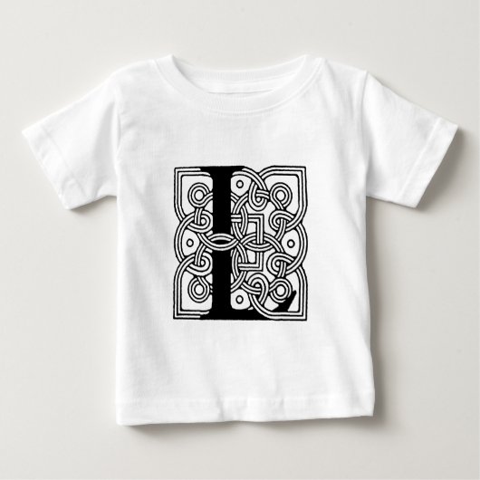 Letter L Monogram Vintage Keltische Knoopprint (Voorkant)