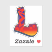 Letter L -  Night Sky Sticker (Vel)