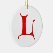 Letter L Ornament (Rechts)