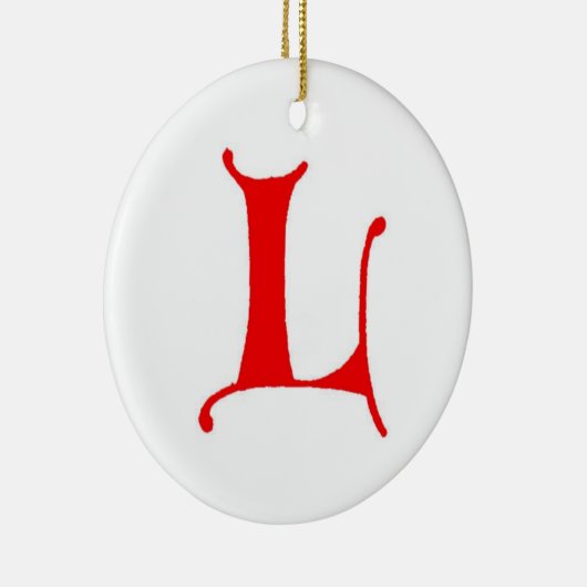 Letter L Ornament (Rechts)