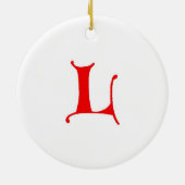 Letter L Ornament (Achterkant)
